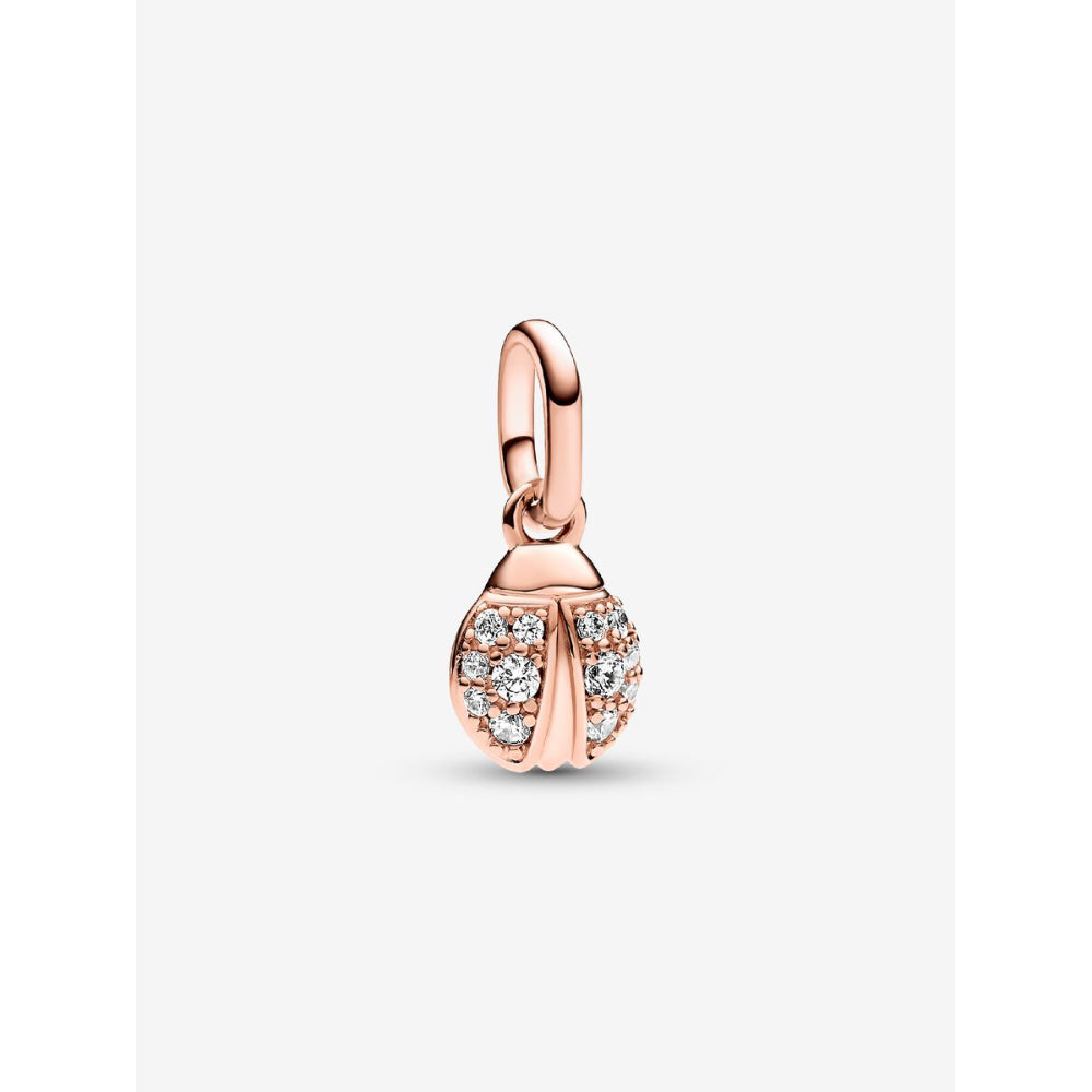 Pandora 14K Rose Gold Plated Me Lucky Ladybird Mini Dangle Charm Image 1