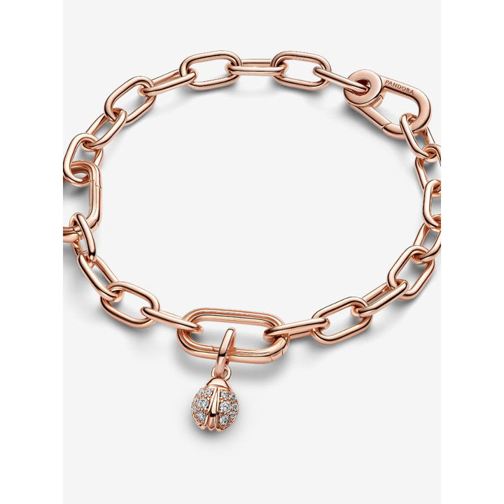 Pandora 14K Rose Gold Plated Me Lucky Ladybird Mini Dangle Charm Image 5