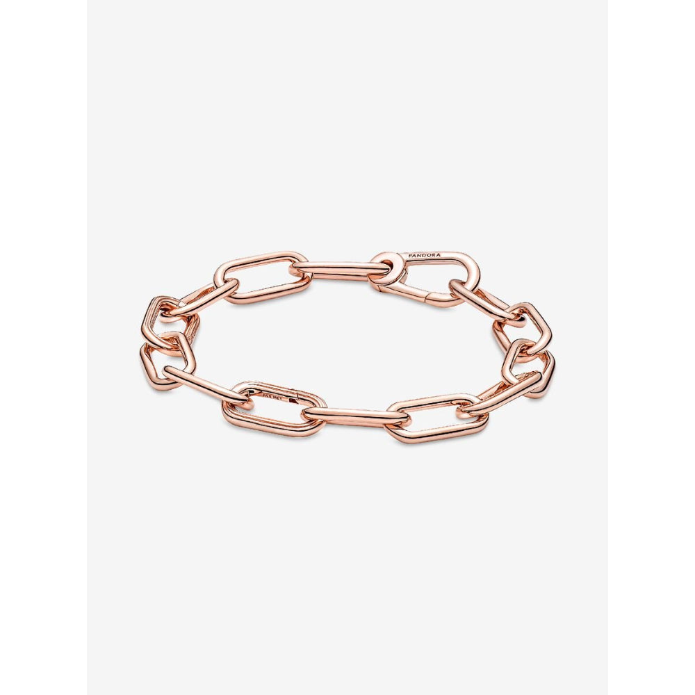 Pandora 14K Rose Gold Plated Me Medium - Link Chain Bracelet Image 1