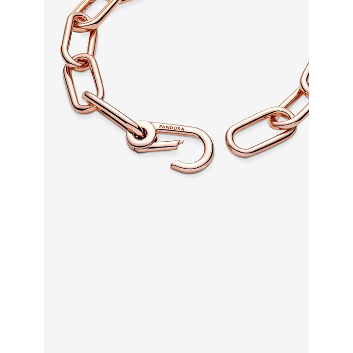 Pandora 14K Rose Gold Plated Me Medium - Link Chain Bracelet Image 6