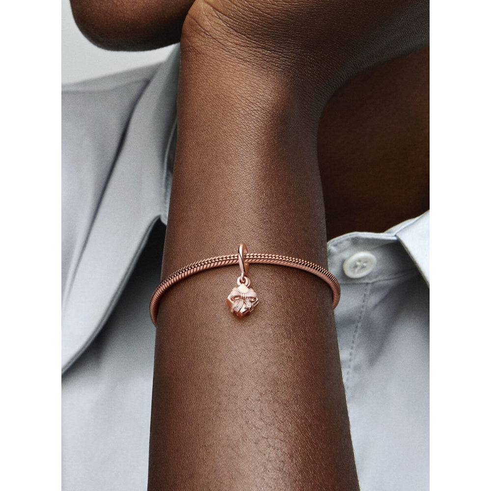Pandora 14K Rose Gold Plated Openable Birthday Gift Dangle Charm Image 2