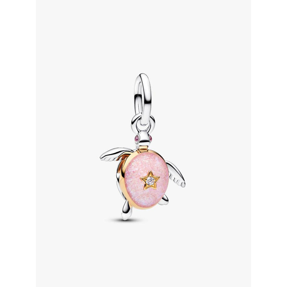 Pandora 2026 Pink Sea Turtle Lab-grown Diamond Dangle Charm 1