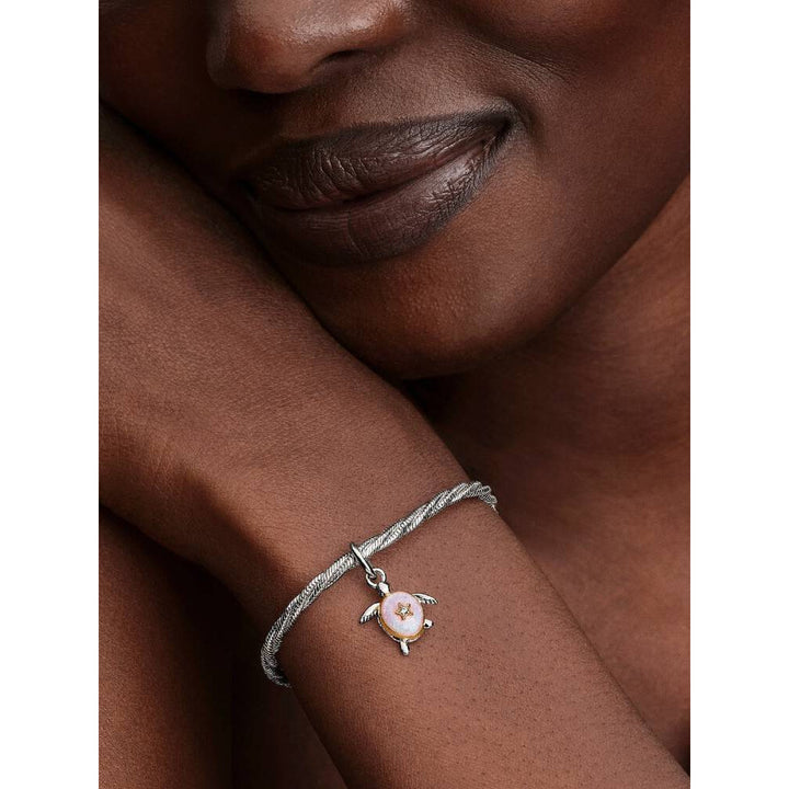 Pandora 2026 Pink Sea Turtle Lab-grown Diamond Dangle Charm 2