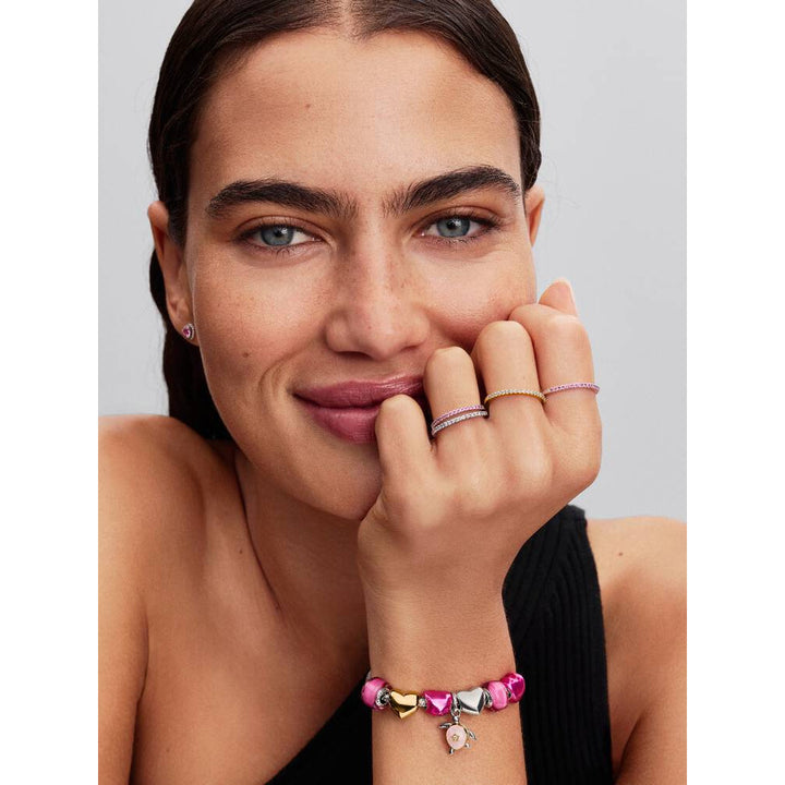 Pandora 2026 Pink Sea Turtle Lab-grown Diamond Dangle Charm 4
