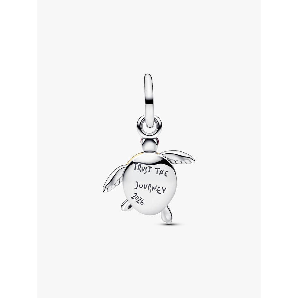 Pandora 2026 Pink Sea Turtle Lab-grown Diamond Dangle Charm 5