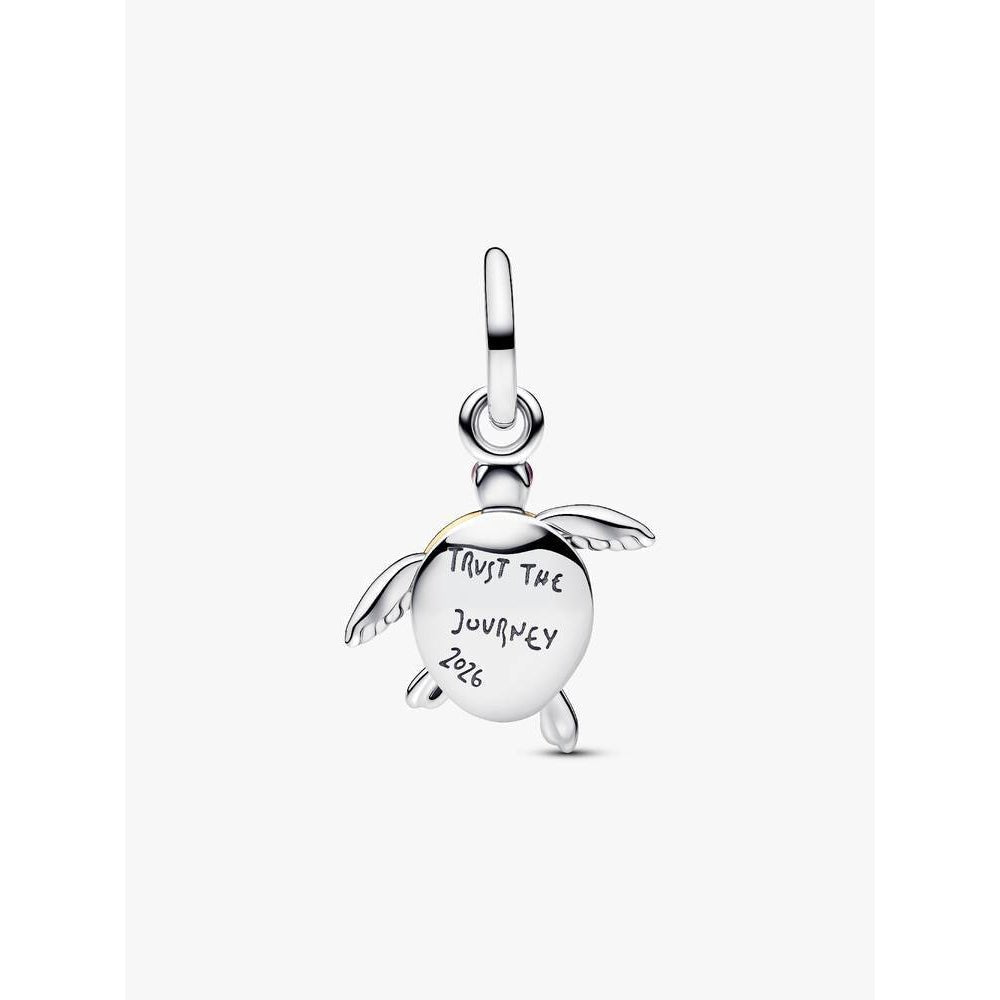 Pandora 2026 Pink Sea Turtle Lab-grown Diamond Dangle Charm - MococoPandora764432C01Charms