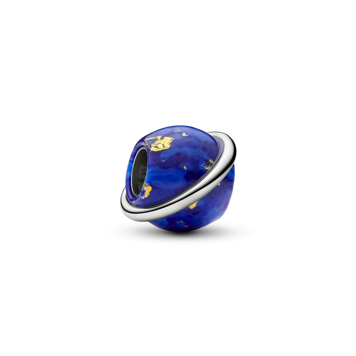 Pandora Silver Celestial Blue Planet Charm - Mococo