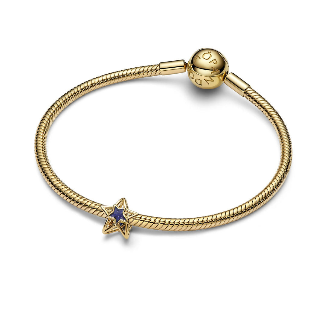 Pandora Gold Star Openwork Charm - Mococo