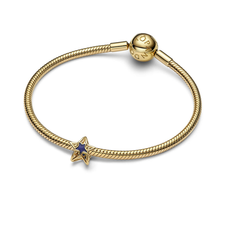 Pandora Gold Star Openwork Charm - Mococo