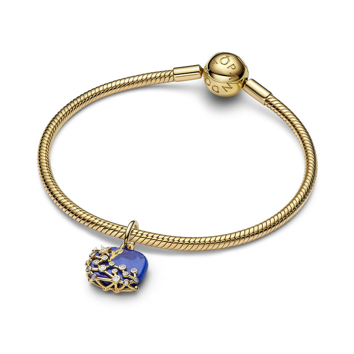Pandora Gold Celestial Blue Constellation Dangle Charm - Mococo
