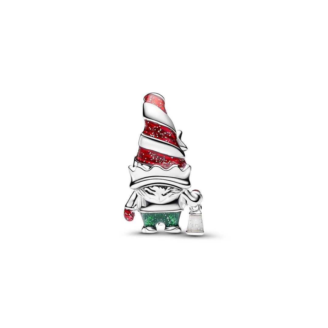 Pandora Silver Glow-in-the-dark Gnome Charm - Mococo