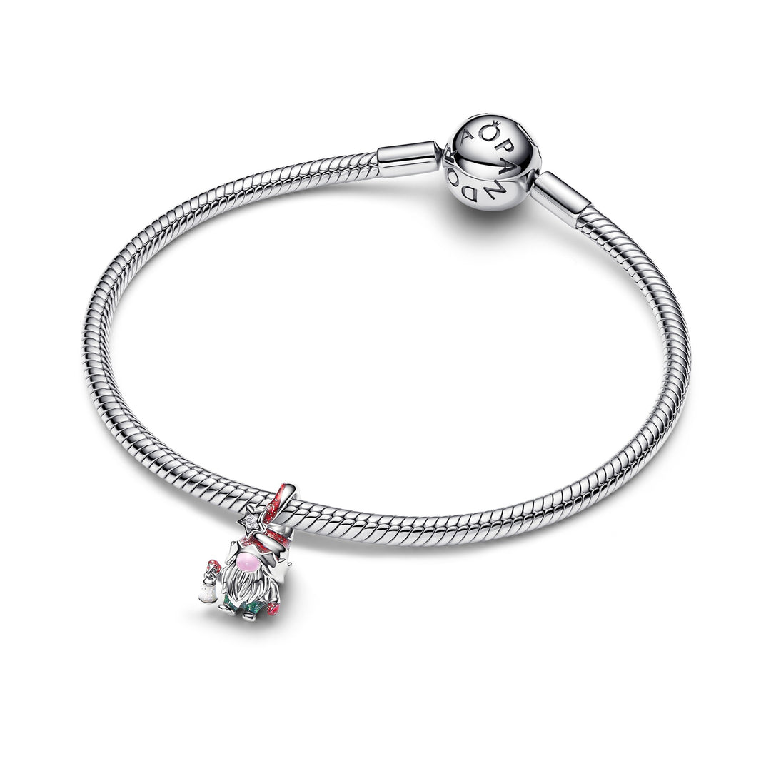 Pandora Silver Glow-in-the-dark Gnome Charm - Mococo