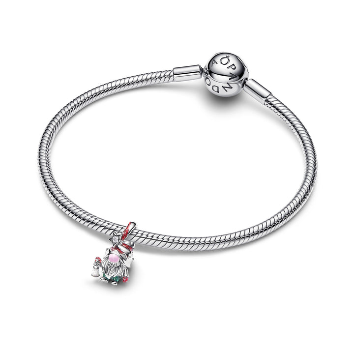 Pandora Silver Glow-in-the-dark Gnome Charm - Mococo