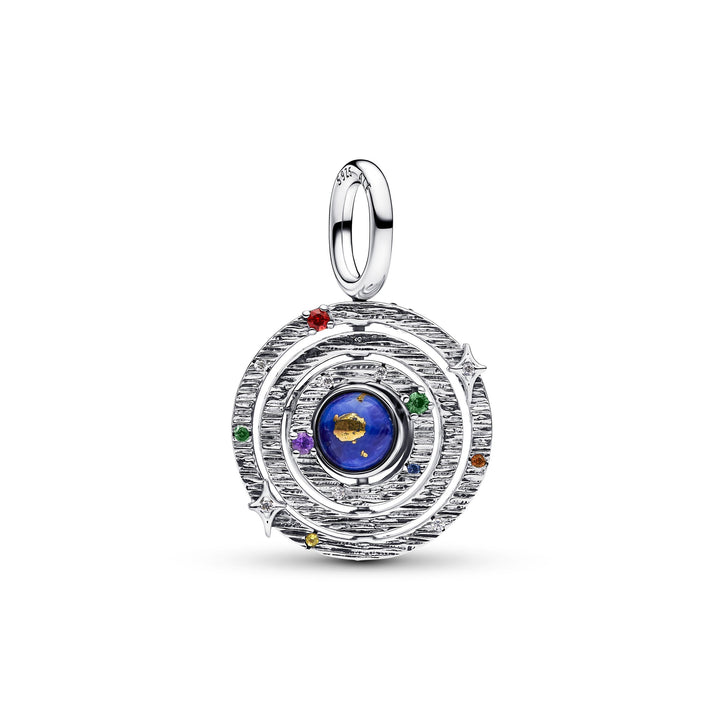 Pandora Silver Spinning Armillary Sphere Dangle Charm - Mococo