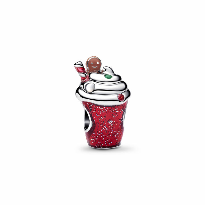 Pandora Silver Gingerbread Drink Charm - Mococo