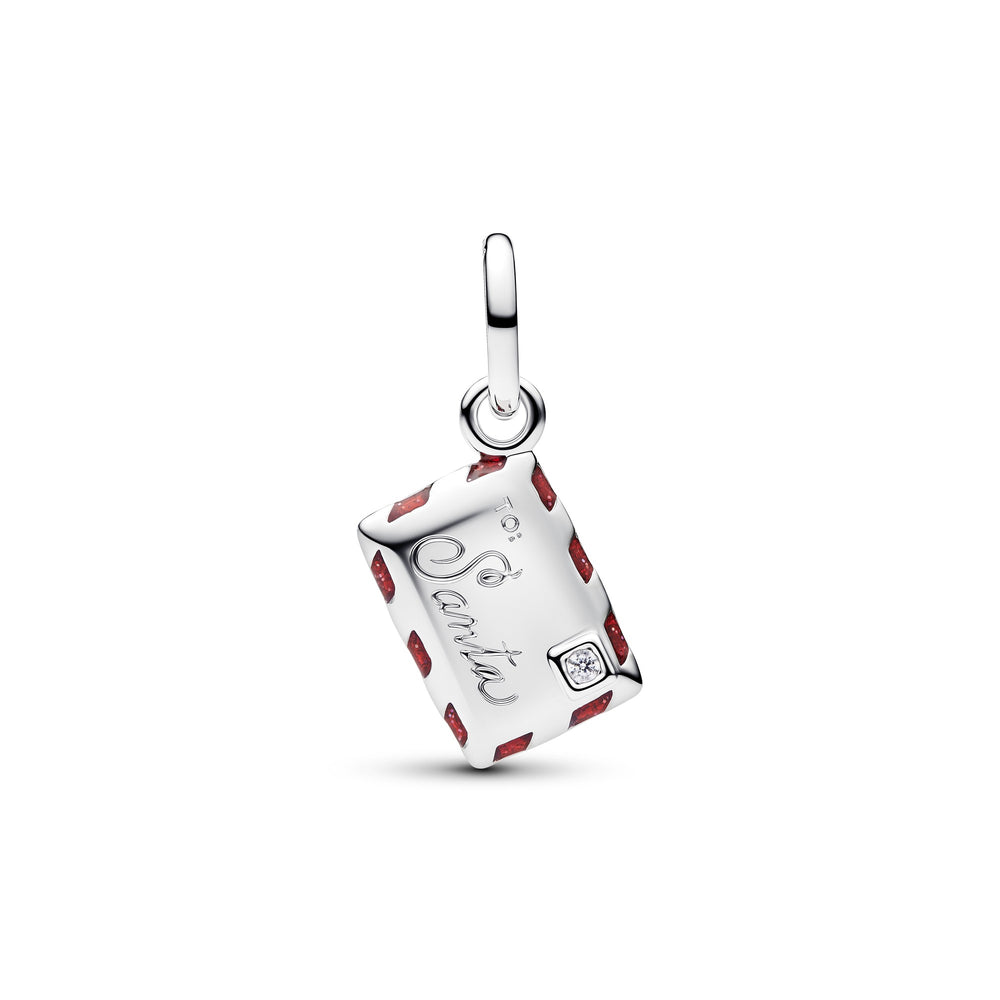 Pandora Silver Santa Letter Dangle Charm - Mococo