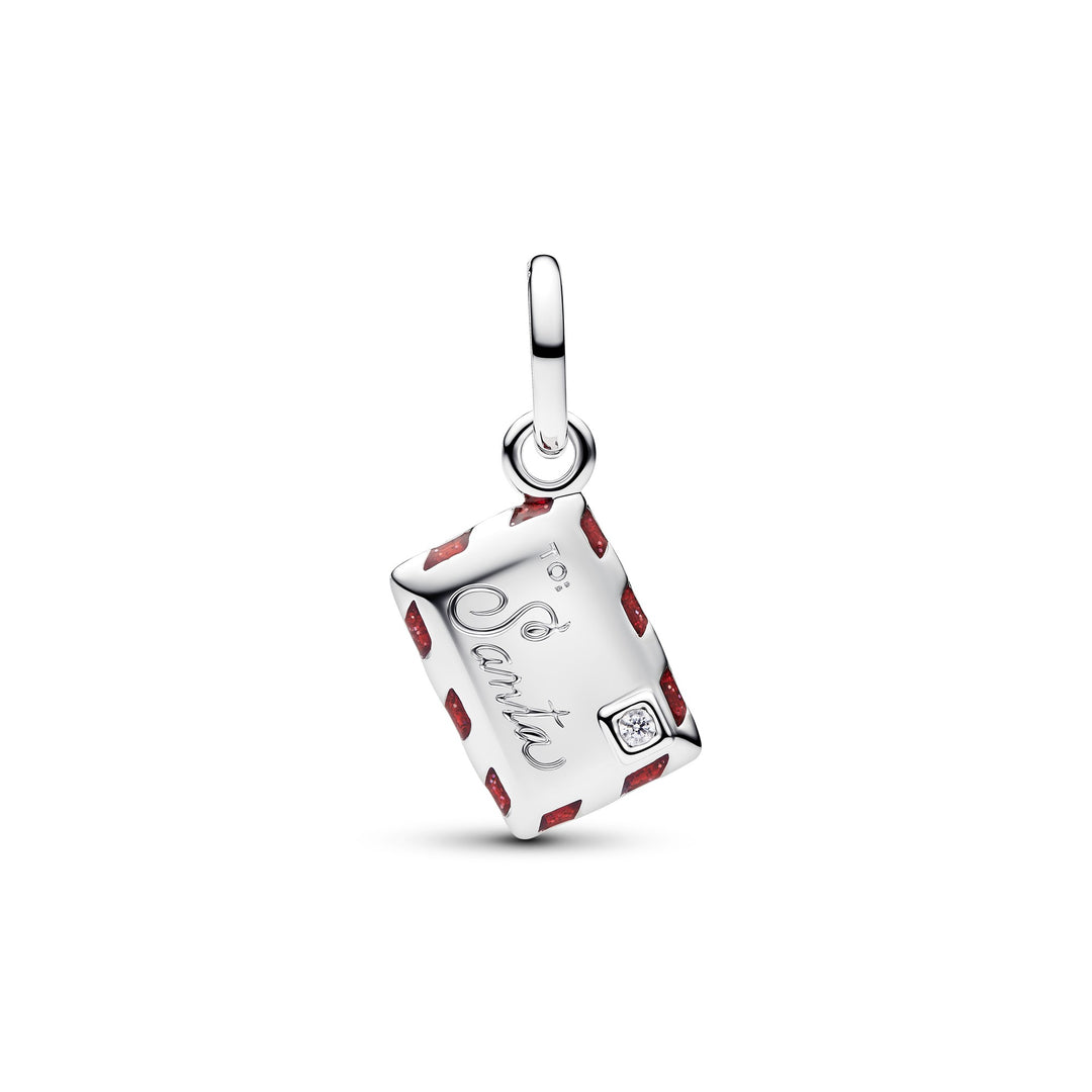 Pandora Silver Santa Letter Dangle Charm - Mococo