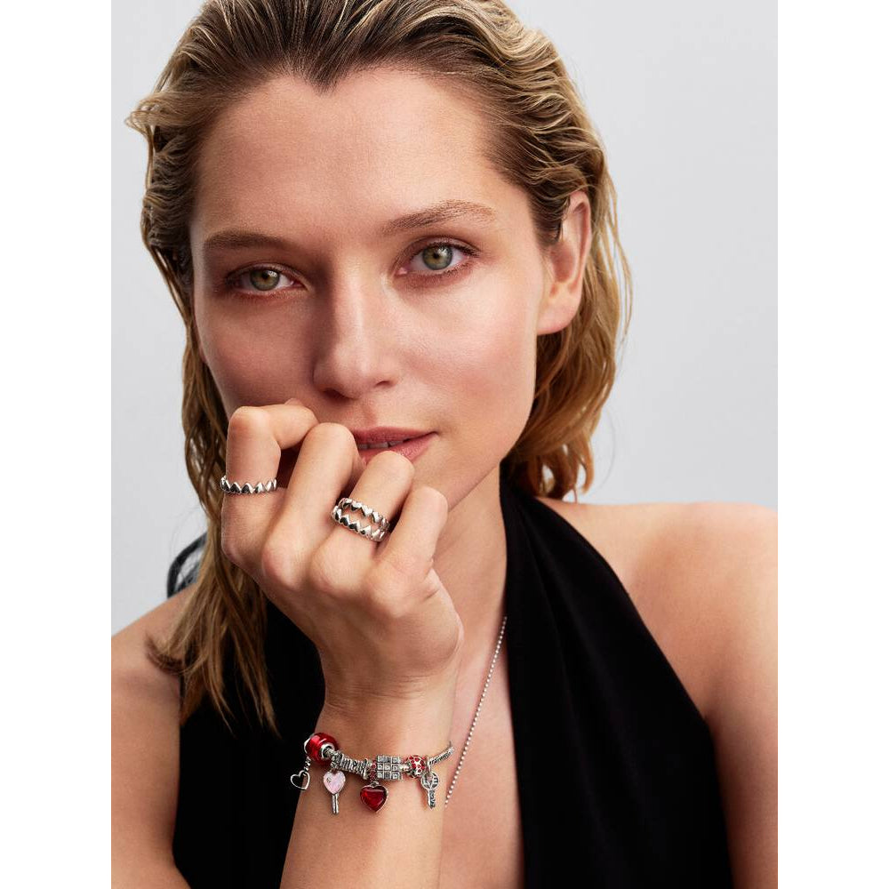 Pandora Amour Script Charm Image 2