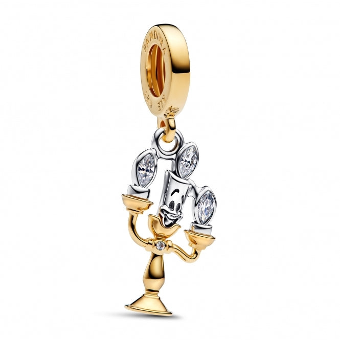 Pandora Disney Beauty and the Beast Lumiere Charm