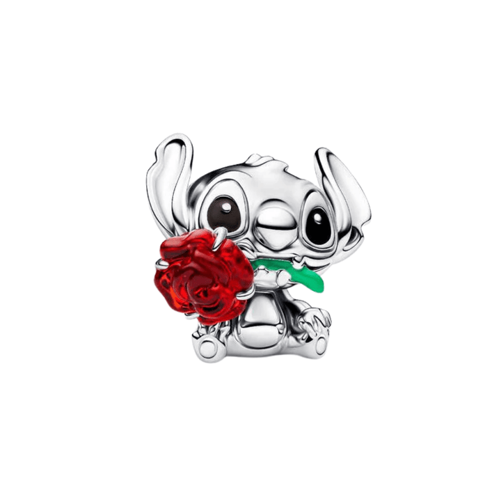 Pandora Disney Stitch Rose Murano Glass Charm - MococoPandora794378C01Charms
