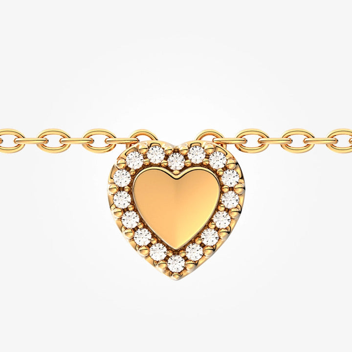 Pandora Engravable Heart Halo Collier Necklace 4