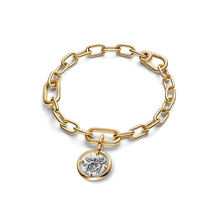 Pandora Gold and Silver Talisman Medallion Cupids Charm - MococoPandora764088C015700303218618Charms