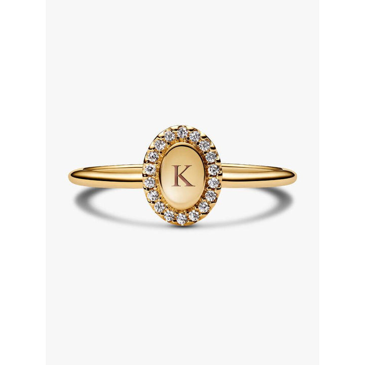 Pandora Gold Cubic Zirconia Ring Image 5