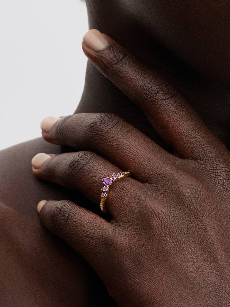 Pandora Gold Disney Frozen Queen Anna Tiara Ring - MococoPandora164135C01-505700303231327Rings