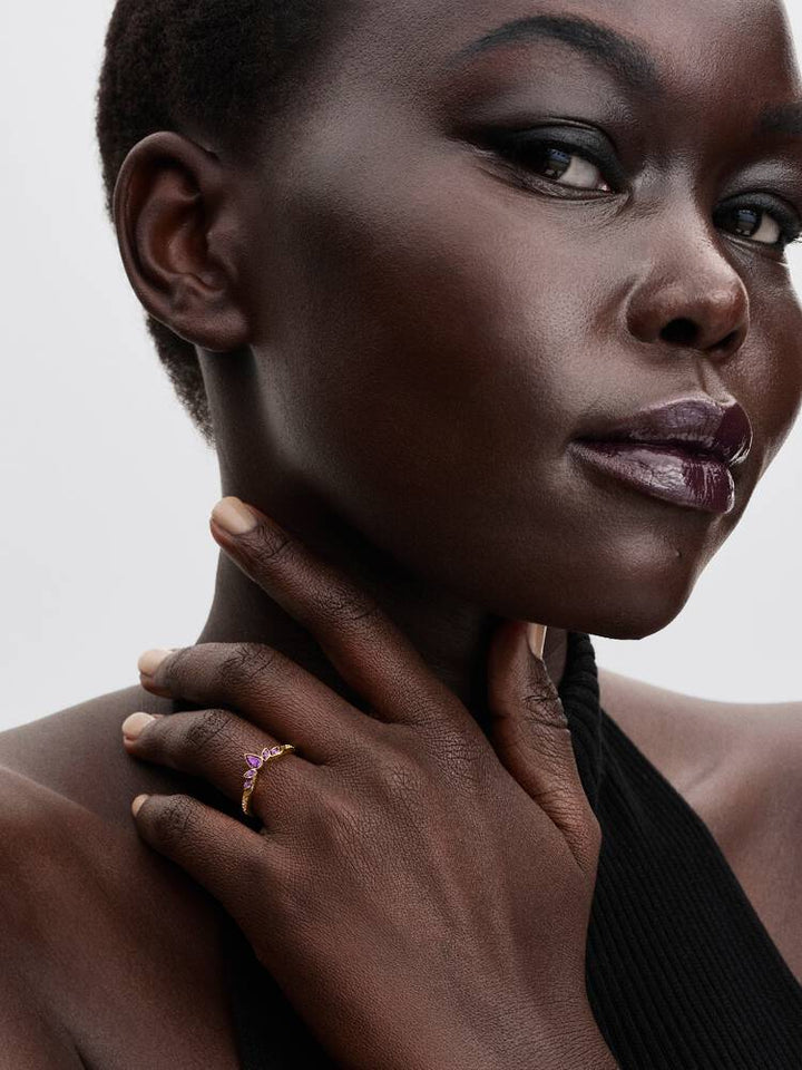 Pandora Gold Disney Frozen Queen Anna Tiara Ring - MococoPandora164135C01-505700303231327Rings