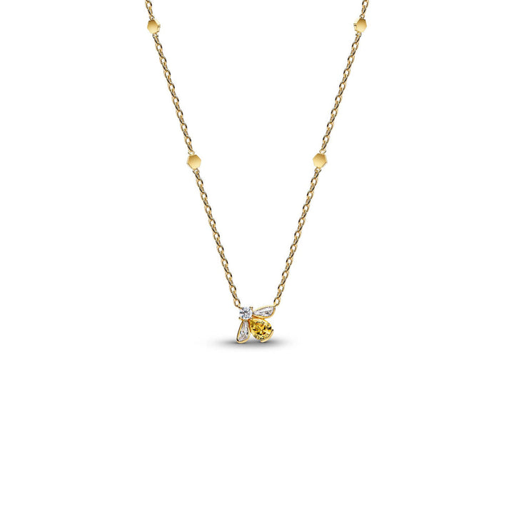 Pandora Gold Honey Bee Pendant Necklace Image 1