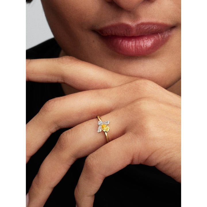 Pandora Gold Honey Bee Ring Image 2