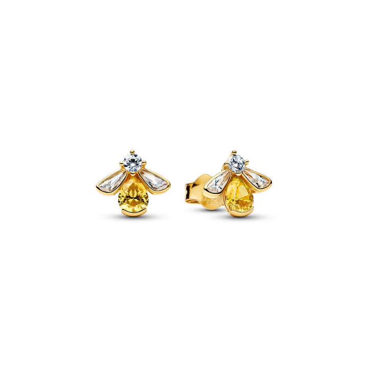 Pandora Gold Honey Bee Stud Earrings Image 1