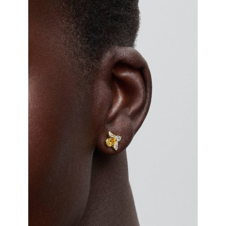 Pandora Gold Honey Bee Stud Earrings Image 2