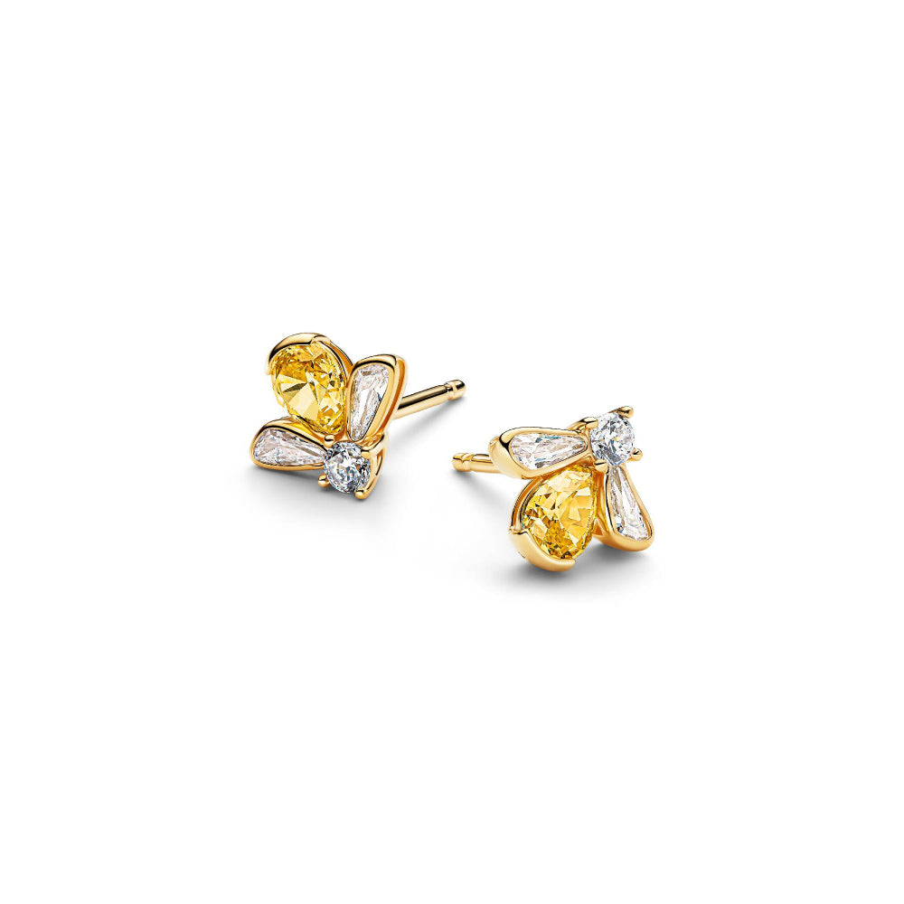 Pandora Gold Honey Bee Stud Earrings Image 5