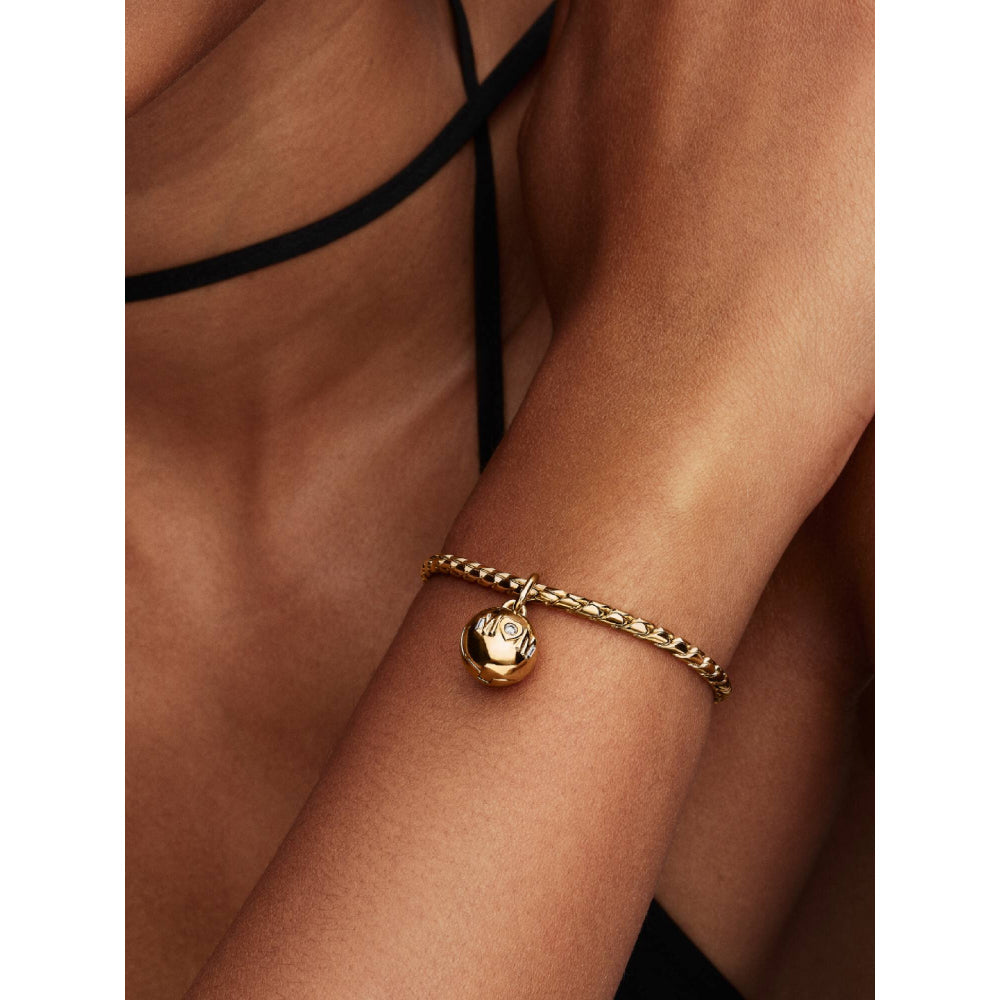 Pandora Gold Mom Ball Clasp Charm Image 2