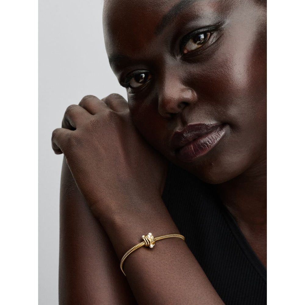 Pandora Gold Plated Abstract Waves Charm - MococoPandora763915C015700303193090Charms