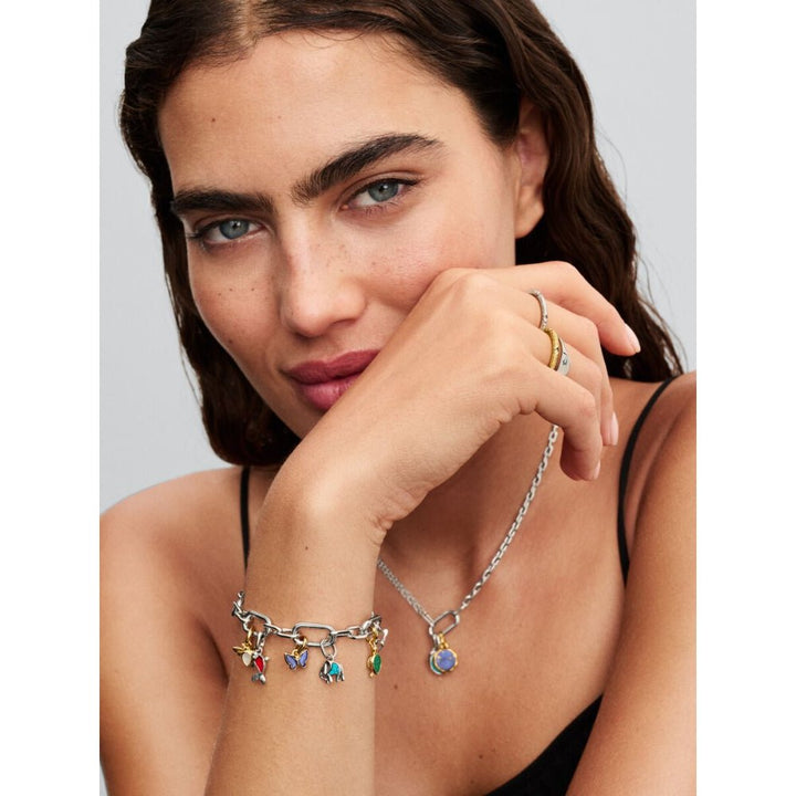 Pandora Gold Plated Blue Butterfly Mini Dangle Charm - MococoPandora763825C015700303193144Charms