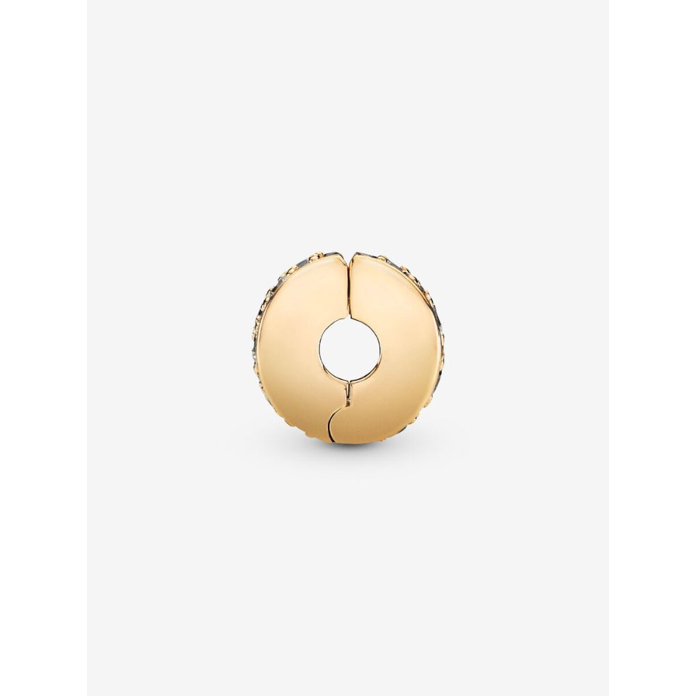 Pandora Gold Plated Clear Pave Clip Charm - MococoPandora768658C015700302845464Charms