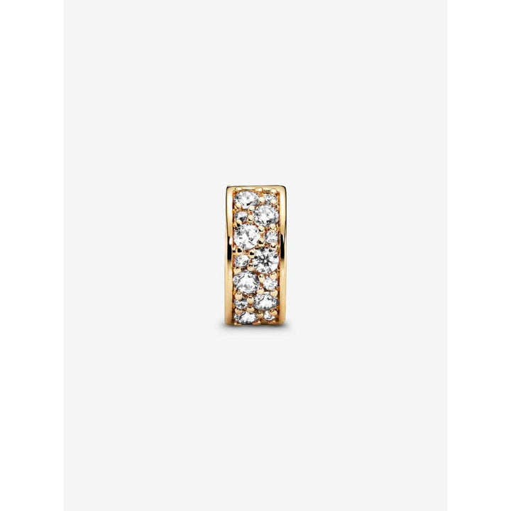 Pandora Gold Plated Clear Pave Clip Charm - MococoPandora768658C015700302845464Charms