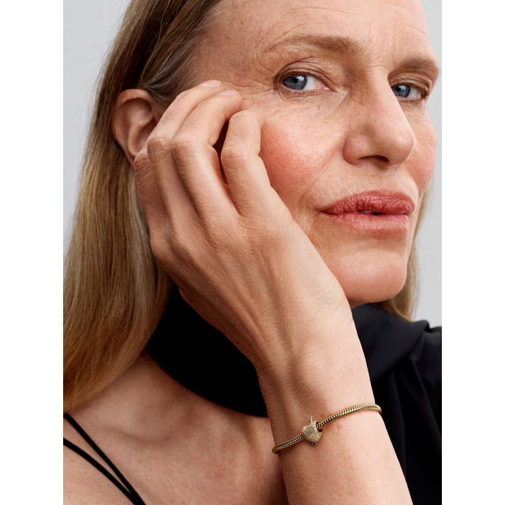 Pandora Gold Plated Cupid Heart Charm - MococoPandora763666C005700303165509Charms