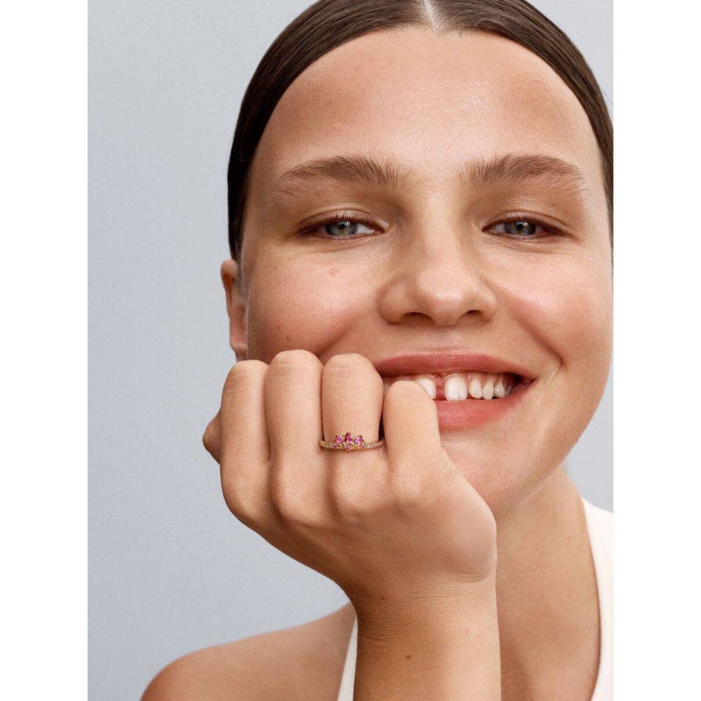 Pandora Gold Plated Disney Princess Rapunzel Tiara Ring - MococoPandora163651C01-485700303166339Rings