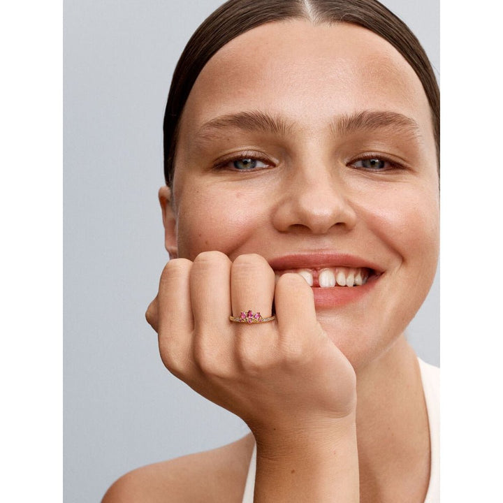 Pandora Gold Plated Disney Princess Rapunzel Tiara Ring - MococoPandora163651C01-485700303166339Rings