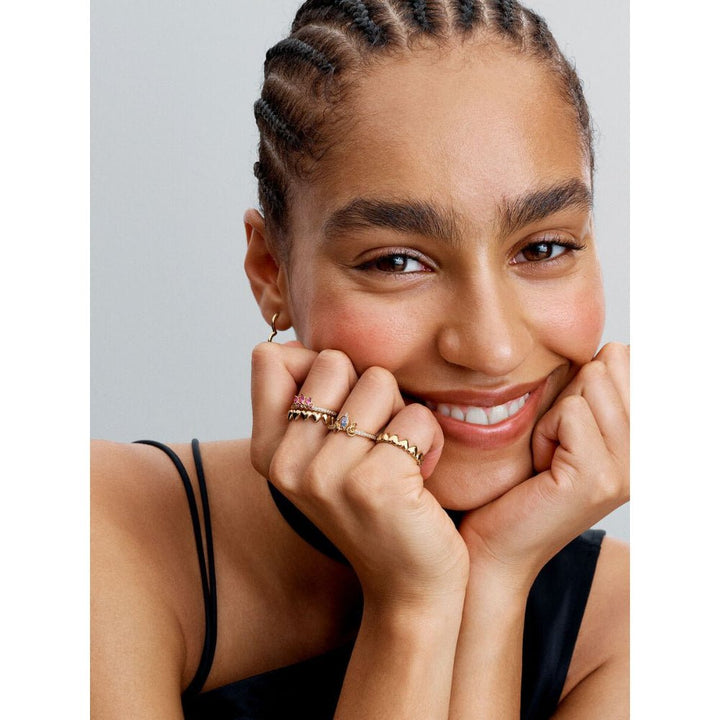 Pandora Gold Plated Disney Princess Rapunzel Tiara Ring - MococoPandora163651C01-485700303166339Rings