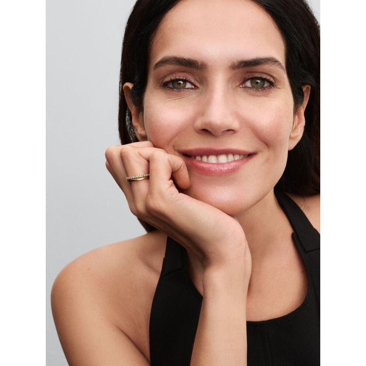 Pandora Gold Plated Double Band Ring - MococoPandora163799C01-485700303187082Rings