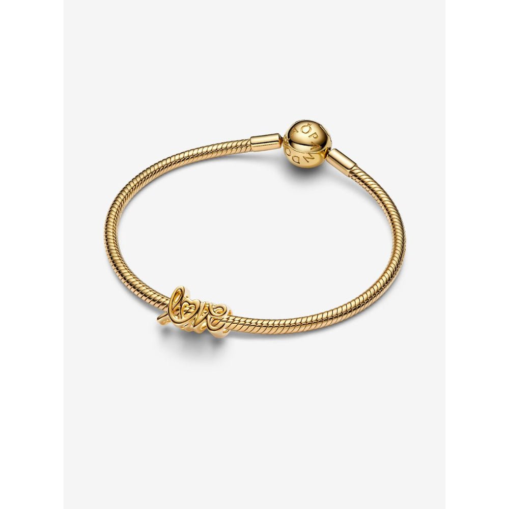 Pandora Gold Plated Handwritten Love Charm - MococoPandora763055C005700303165592Charms