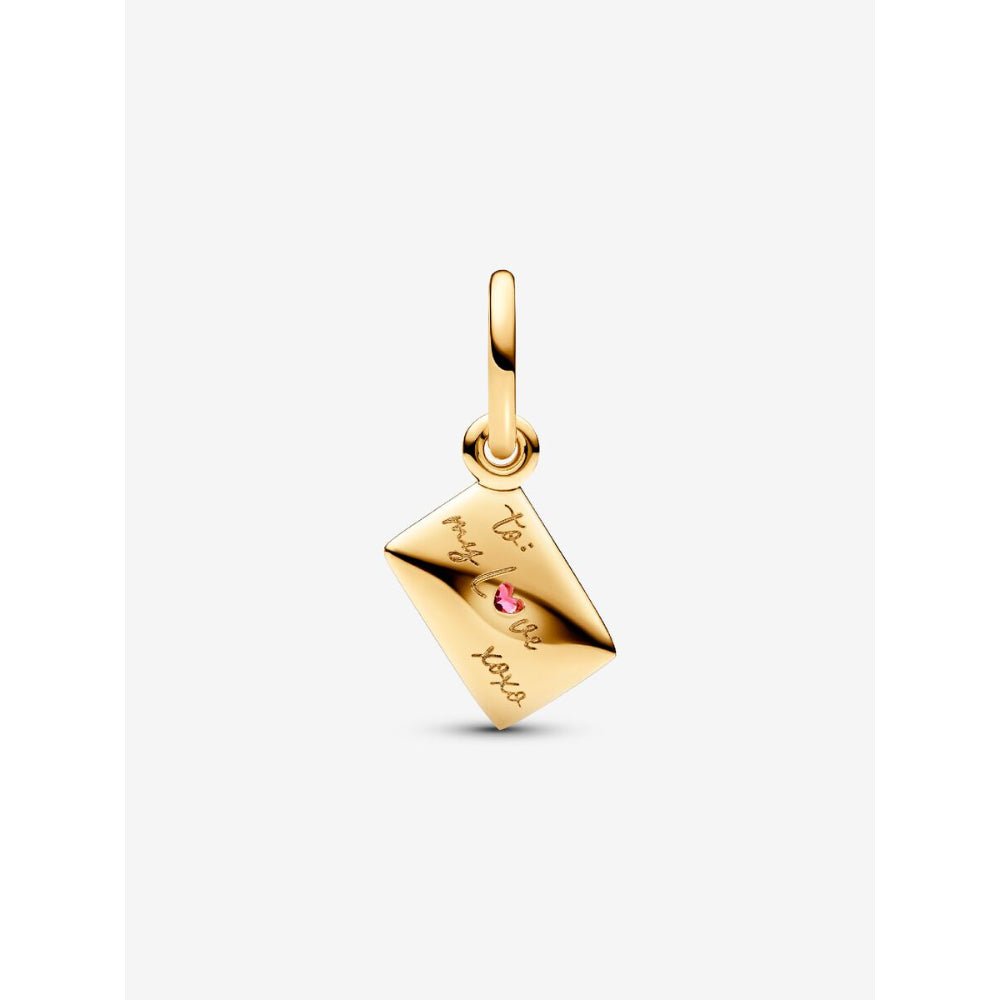 Pandora Gold Plated Love Letter Envelope Dangle Charm - MococoPandora762606C015700303092485Charms