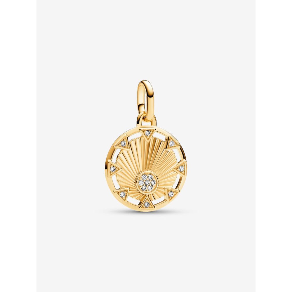 Pandora Gold Plated Me Power of The Light Sun Medallion Charm - MococoPandora763039C015700303083988Charms