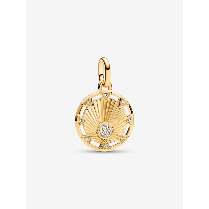 Pandora Gold Plated Me Power of The Light Sun Medallion Charm - MococoPandora763039C015700303083988Charms