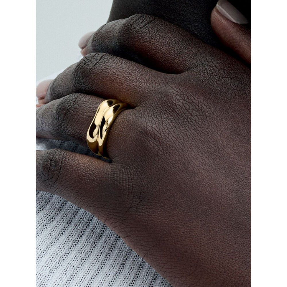 Pandora Gold Plated Organically Shaped Stacking Rings - MococoPandora163264C00-485700303127774Rings