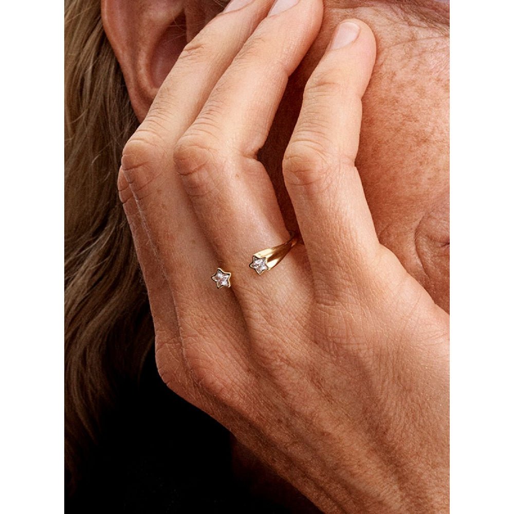 Pandora Gold Plated Shooting Stars Open Ring - MococoPandora163582C01-485700303149059Rings